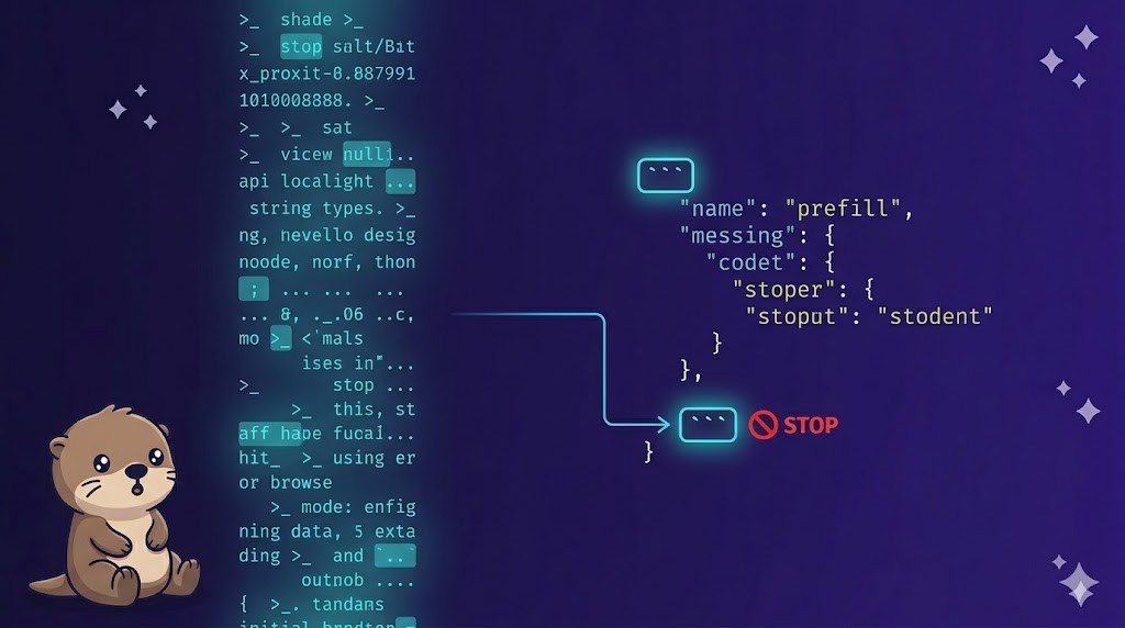 レスポンス制御と構造化出力——ストリーミング・プリフィル・JSON生成【CCA Foundations対策】