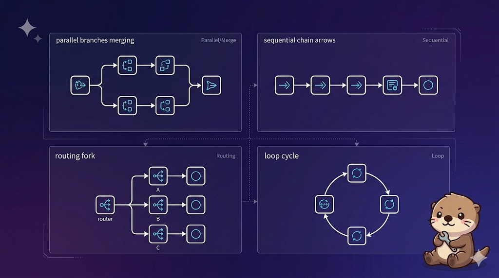 ワークフロー設計パターン——並列・直列・評価ループ・ルーティング【CCA Foundations対策】